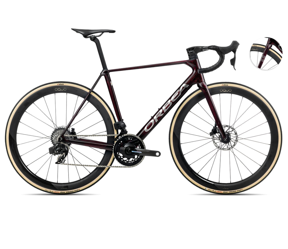 Orbea ORCA M21eLTD PWR Wine Red Carbon View-Titanium (Gloss)