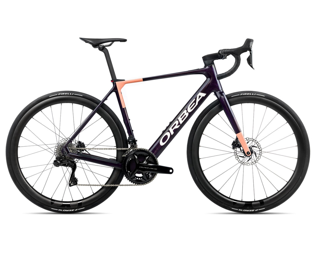 Orbea GAIN M10i 20mph Fantasy Purple Carbon View (Gloss) - Orange Cloud (Matt)