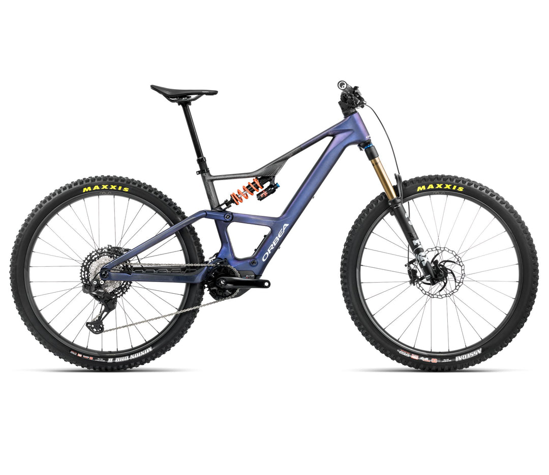Orbea RISE LT M-TEAM 630W 20mph Tanzanite Carbon View - Carbon Raw (Matt)