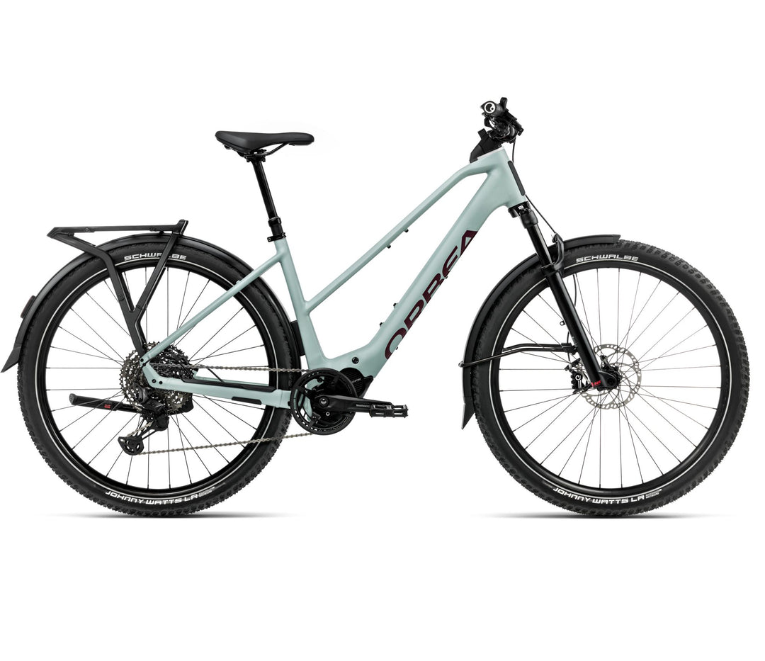 Orbea KEMEN ADV 10 MID 28mph Blue Stone (Matt) - Burgundy (Gloss)