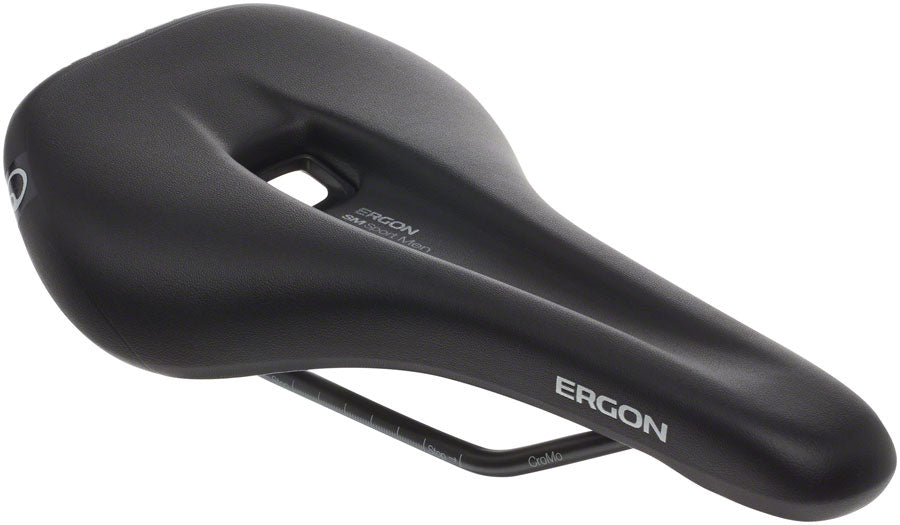Ergon SM Sport Saddle - Chromoly Black Men's Medium/Large