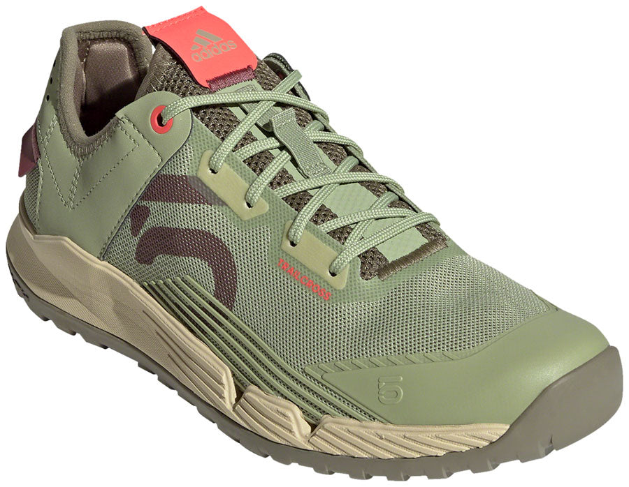 Five Ten Trailcross LT Flat Shoes - Women's Magic Lime/Quiet Crimson/Orbit Green 8.5