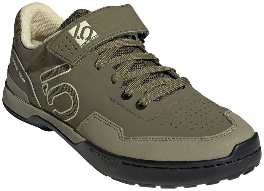 Five Ten Kestrel Lace Mountain Clipless Shoes - Men's Focus Olive/Sandy Beige/Orbit Green 9.5
