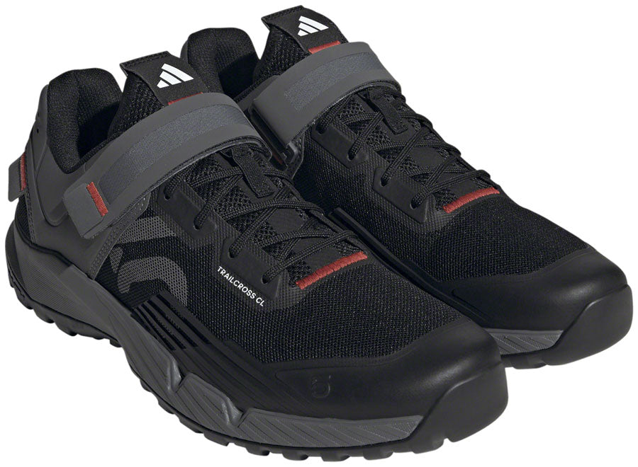 Five Ten Trailcross Mountain Clipless Shoes - Men's Core BLK/Gray Three/Red 11.5