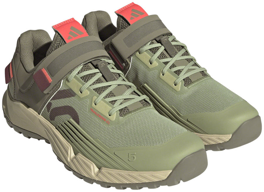 Five Ten Trailcross Mountain Clipless Shoes - Women's Magic Lime/Quiet Crimson/Orbit Green 10.5