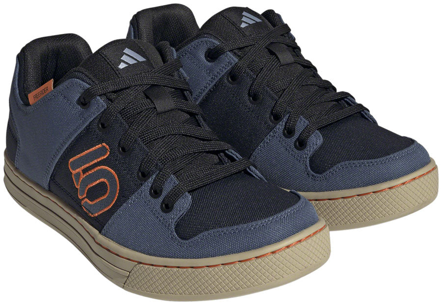 Five Ten Freerider Canvas Flat Shoes - Men's Core Legend Ink/Wonder Steel/Impact Orange 12