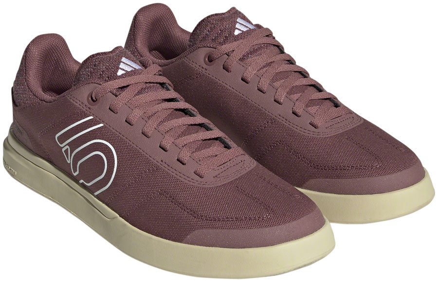 Five Ten Sleuth Deluxe Canvas Flat Shoes - Women's Quiet Crimson/Ftwr White/Core BLK 6.5