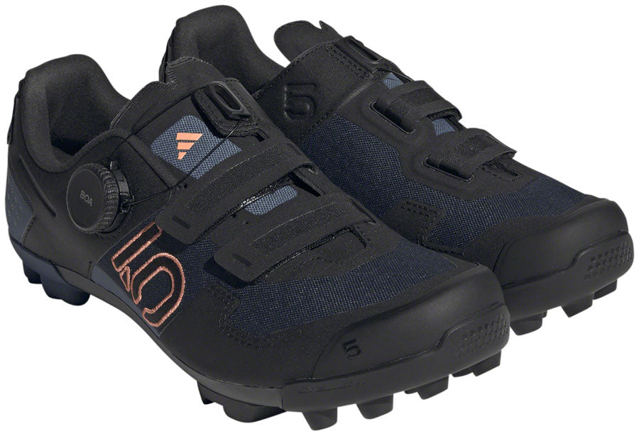 Five Ten Kestrel BOA Mountain Clipless Shoes - Women's Legend Ink/Core BLK/Coral Fusion 6.5