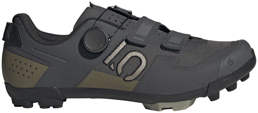Five Ten Kestrel BOA Mountain Clipless Shoes - Men's Gray Six/Silver Pebble/Olive Strata 11.5