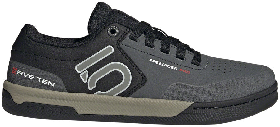 Five Ten Freerider Pro Flat Shoes - Men's Gray Six/Silver Pebble/Core BLK 9.5