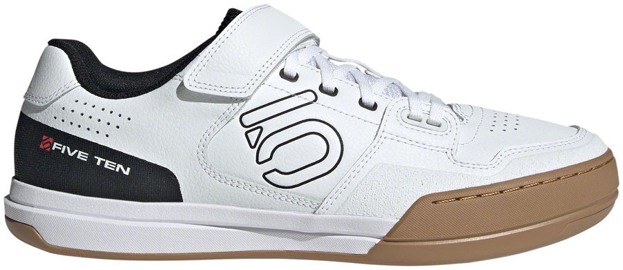 Five Ten Hellcat Mountain Clipless Shoes - Men's FTWR White/Core Black/Red 5