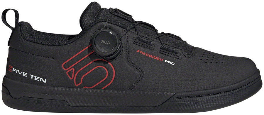 Five Ten Freerider Pro BOA Flat Shoes - Men's Core Black/Red/FTWR White 12