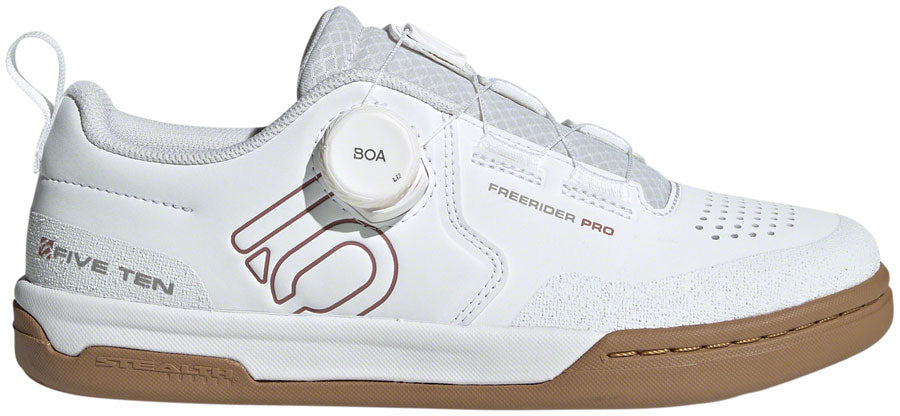 Five Ten Freerider Pro BOA Flat Shoes - Women's  FTWR White/Warm Clay/Gray Three 6.5