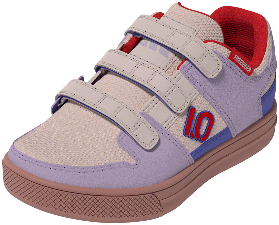 Five Ten Freerider Kid's VCS Flat Shoes - Putty Mauve/Pure Ruby/Semi Cobalt Blue 1