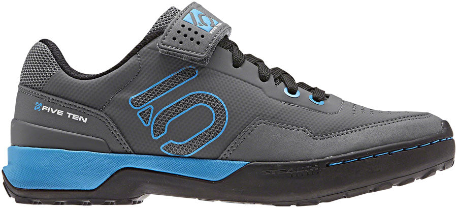 Five Ten Kestrel Lace Mountain Clipless Shoes - Women's Gray Five / Shock Cyan / Core BLK 5.5