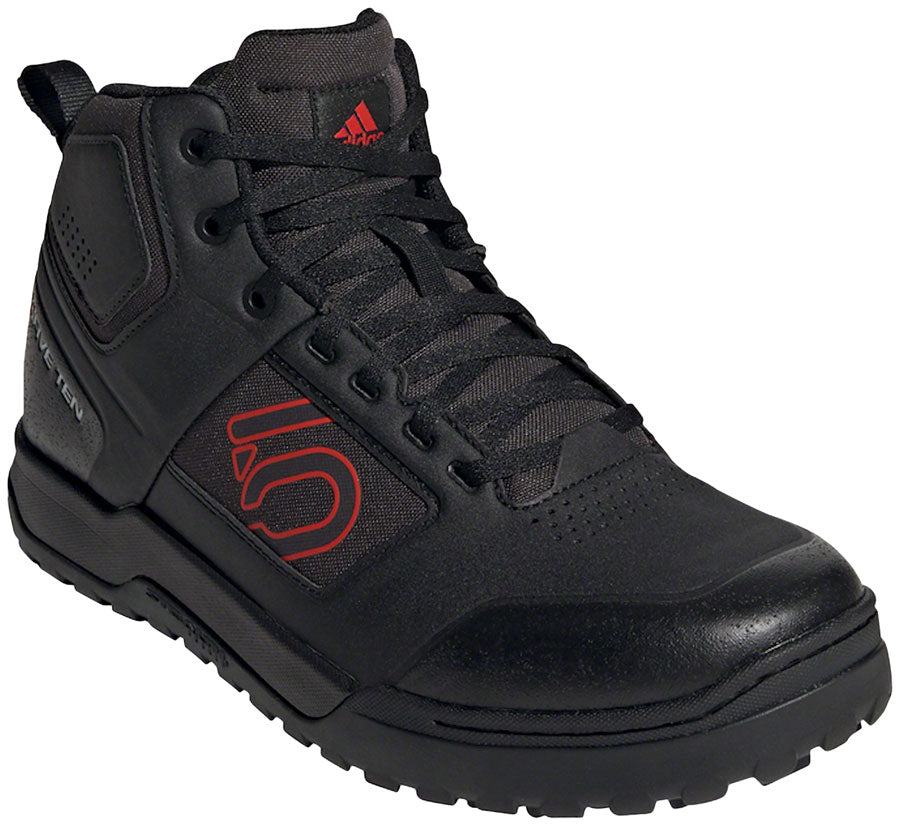 Five Ten Impact Pro Mid Flat Shoes  -  Men's Core Black/Red/Core Black 10.5
