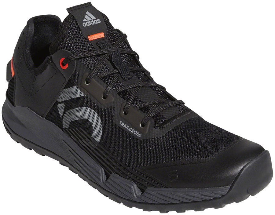 Five Ten Trailcross LT Flat Shoes - Men's Core BLK / Gray Two / Solar Red 6