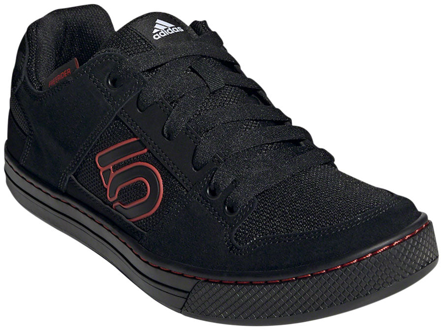 Five Ten Freerider Flat Shoes - Men's Core Black / Core Black  / Red 12.5