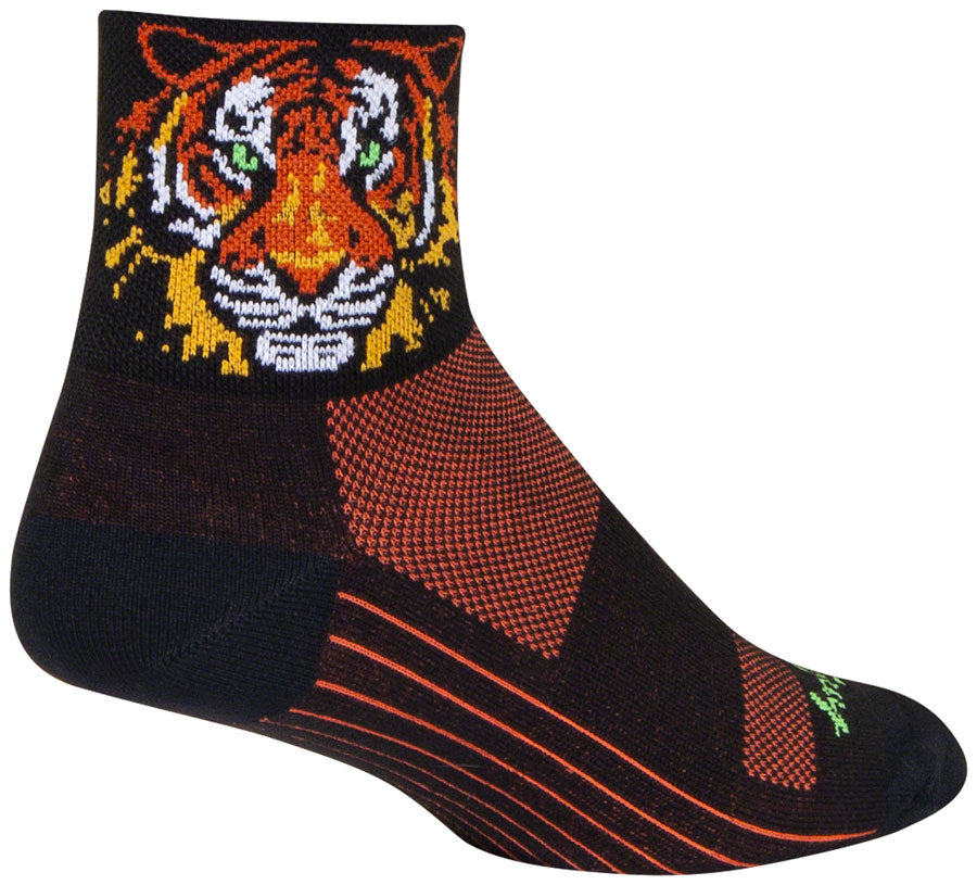 SockGuy Classic Easy Tiger Socks - 3" Large/X-Large
