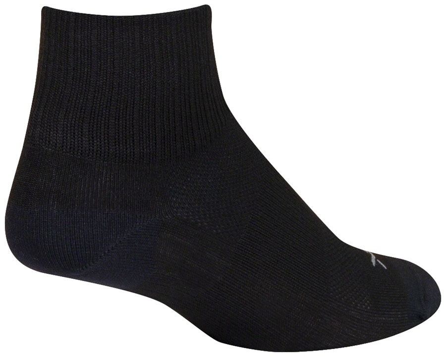 SockGuy SGX Black Socks - 2.5" Large/X-Large