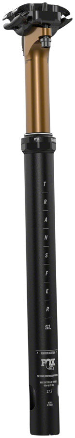 FOX Transfer SL Factory Dropper Seatpost - 27.2 70 mm Internal Routing Kashima Coat Upper