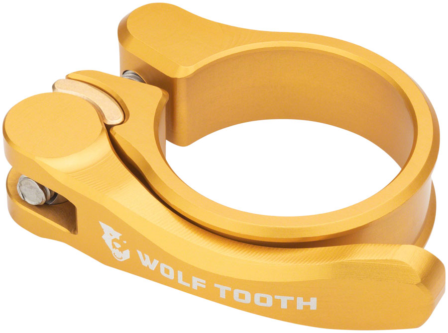 Wolf Tooth Components Quick Release Seatpost Clamp - 34.9mm QR Gold