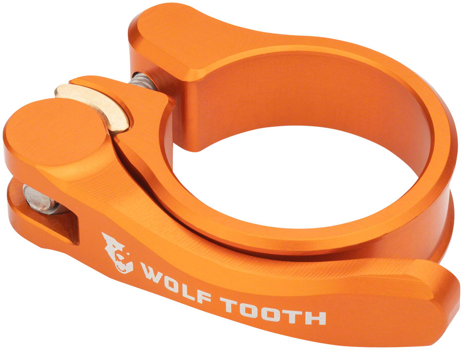 Wolf Tooth Components Quick Release Seatpost Clamp - 28.6mm QR Orange