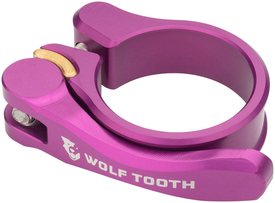 Wolf Tooth Components Quick Release Seatpost Clamp - 34.9mm QR Purple
