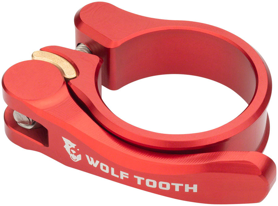 Wolf Tooth Components Quick Release Seatpost Clamp - 31.8mm QR Red