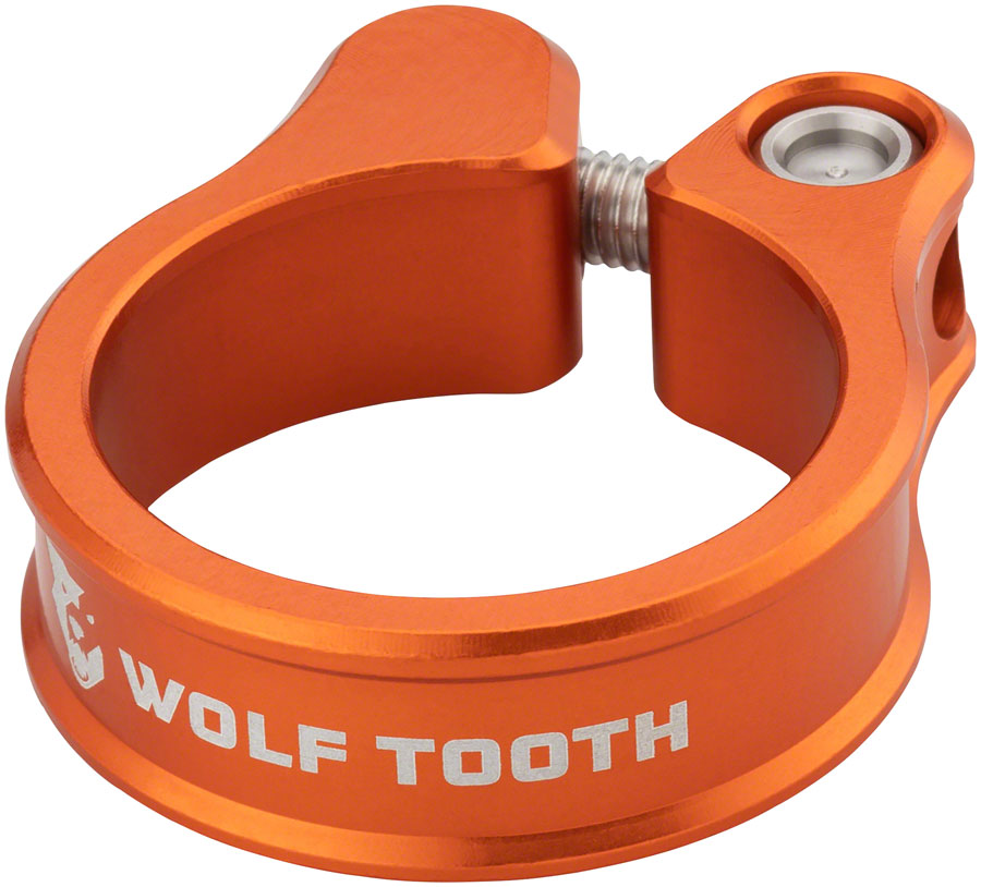 Wolf Tooth Seatpost Clamp - 29.8mm Bolt-On Orange