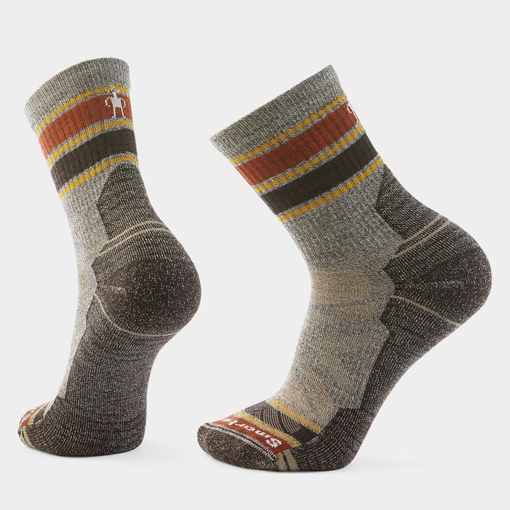 Smartwool Hike Light Cushion Striped Mid Crew Socks