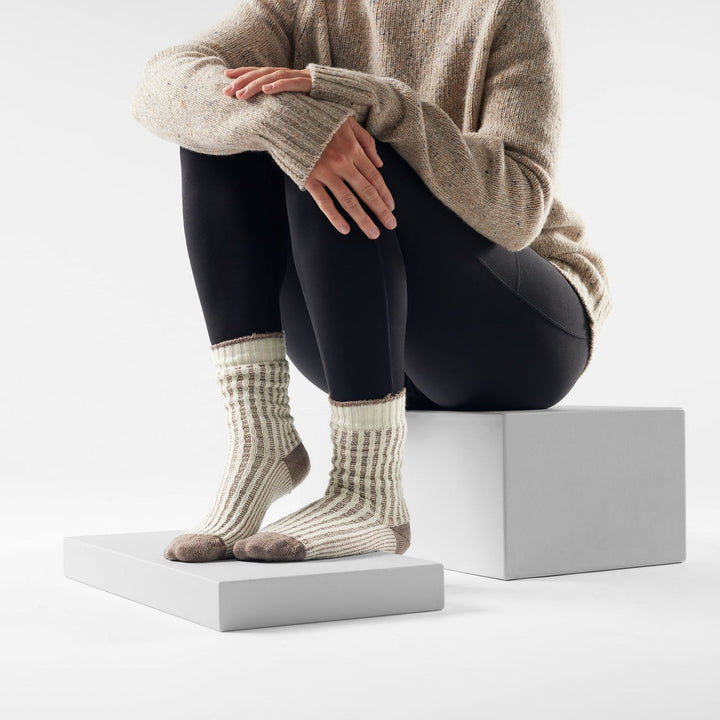 Smartwool Women's Everyday Cozy Waffle Press Crew Socks