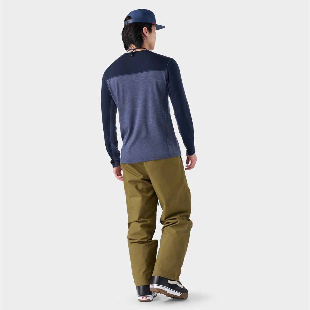 Smartwool Men's Classic Thermal Merino Base Layer Colorblock Crew