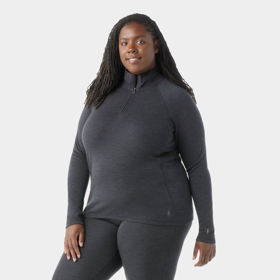 Smartwool Women's Classic Thermal Merino Base Layer 1/4 Zip Plus
