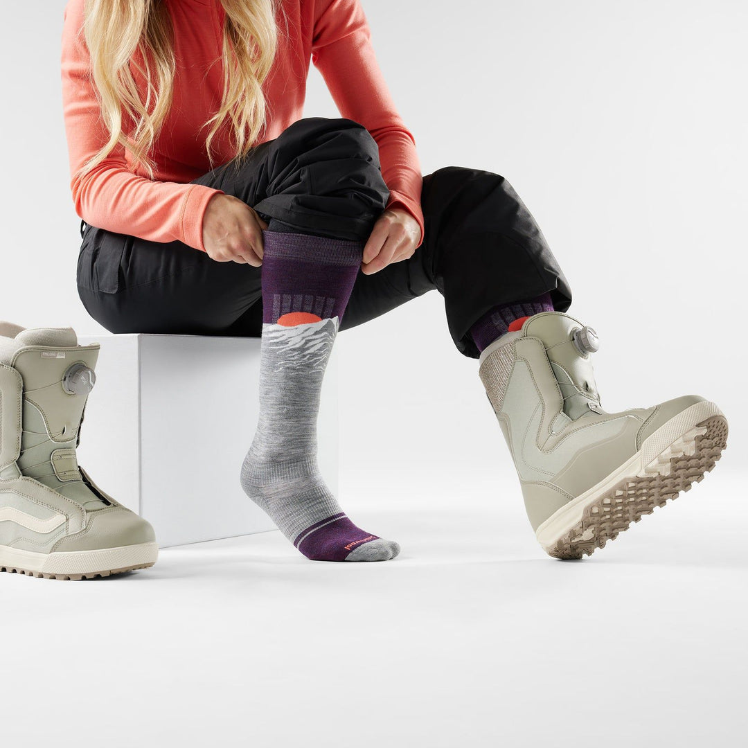 Smartwool Women's Snowboard Targeted Cushion Valley Sunset OTC Socks