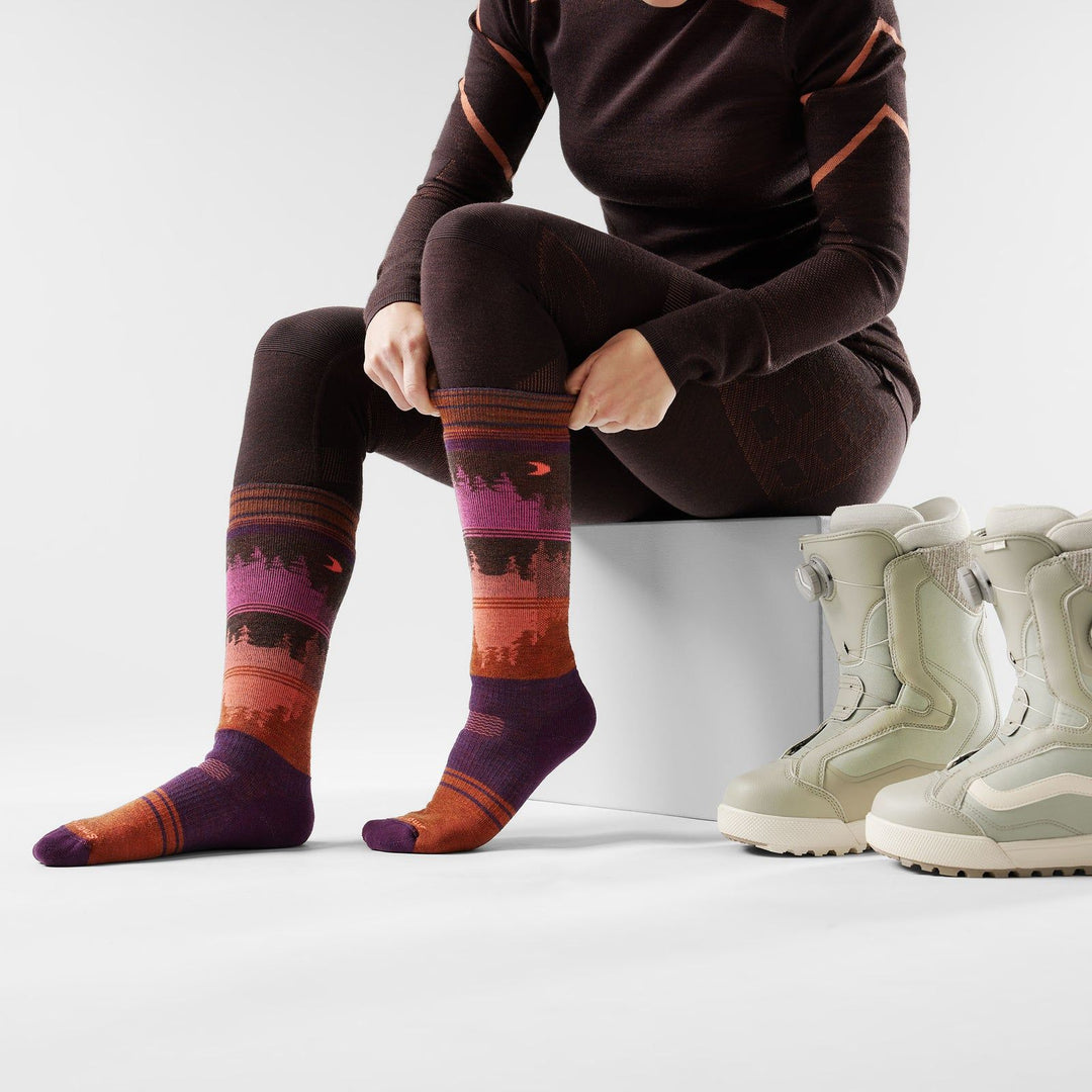 Smartwool Women's Snowboard Full Cushion Twilight Vista OTC Socks