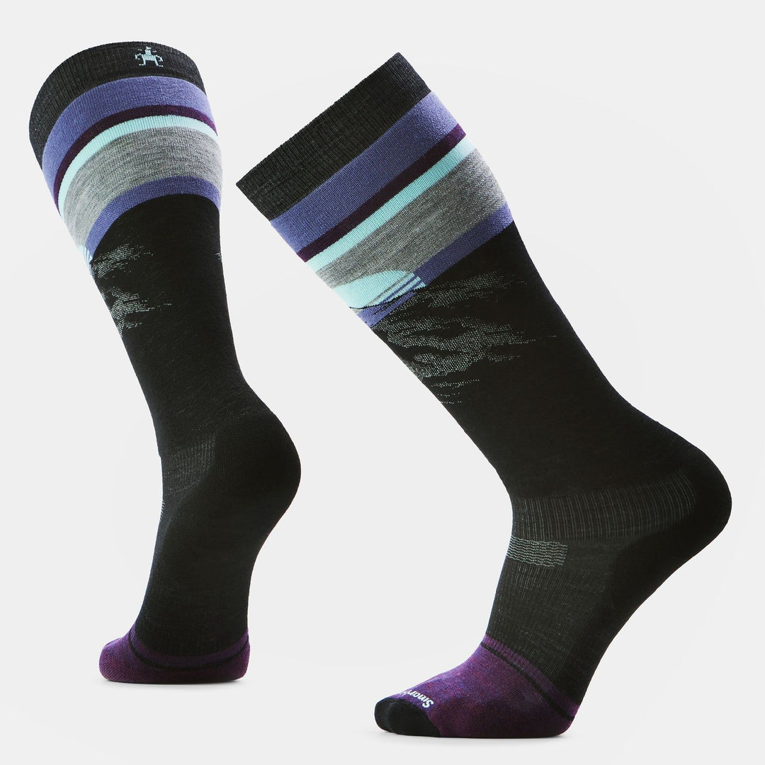 Smartwool Snowboard Targeted Cushion Mountain Sunrise OTC Socks