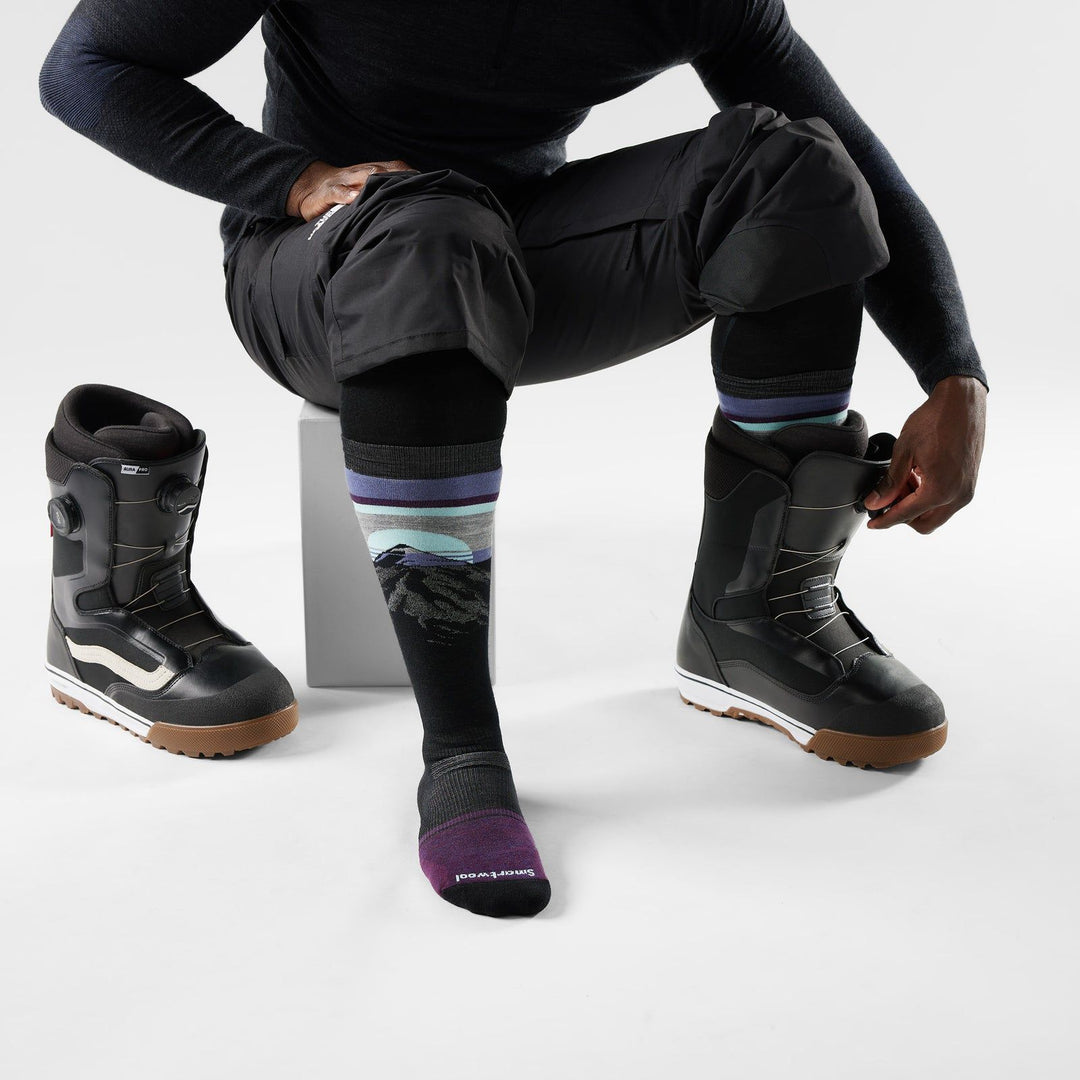 Smartwool Snowboard Targeted Cushion Mountain Sunrise OTC Socks