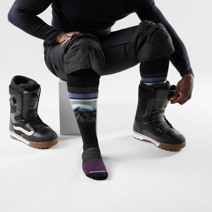 Smartwool Snowboard Targeted Cushion Mountain Sunrise OTC Socks