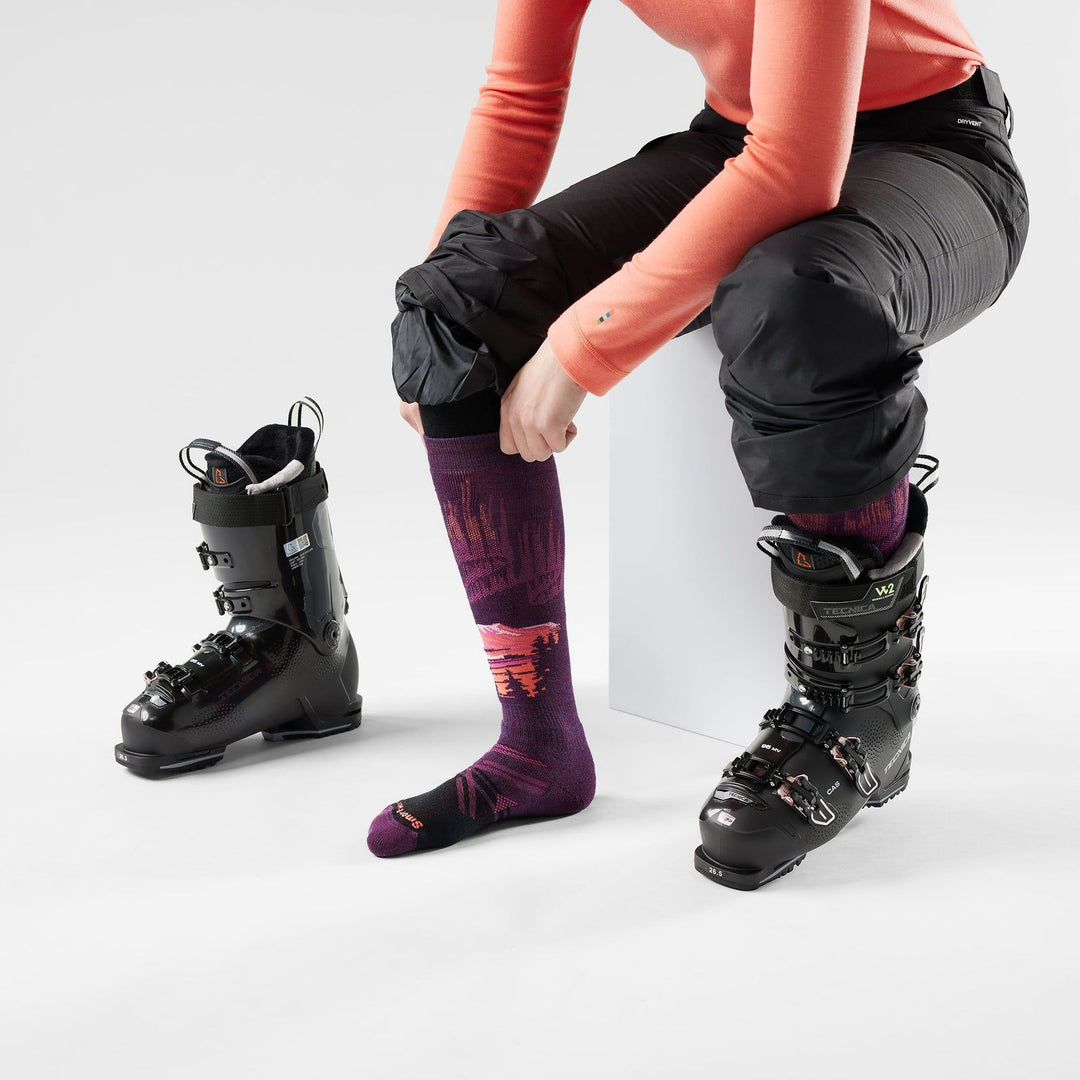 Smartwool Women's Ski Full Cushion Alpine Auroras OTC Socks