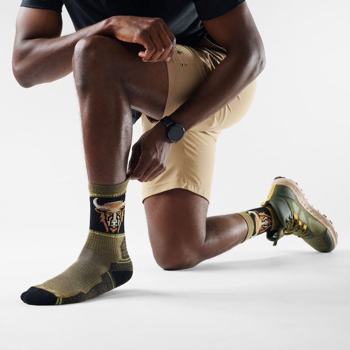 Smartwool Hike Light Cushion Bison Crew Socks