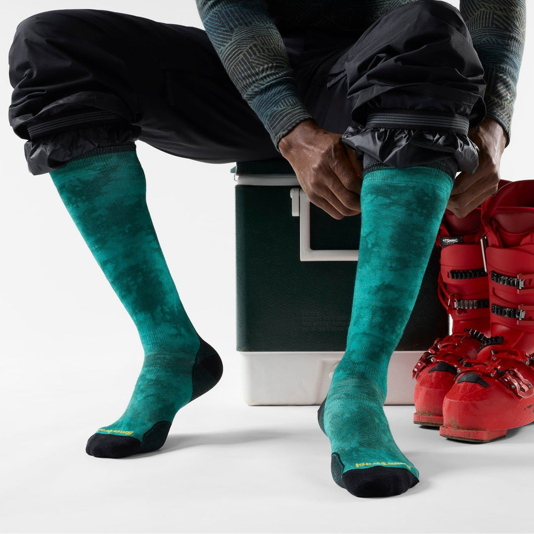 Smartwool Ski Zero Cushion Shale Print OTC Socks