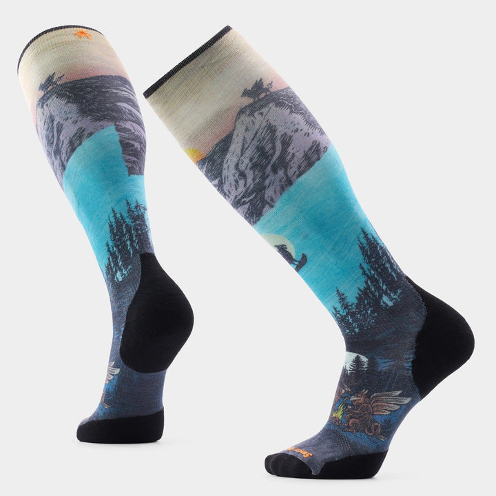 Smartwool Ski Targeted Cushion Winter Phase Print OTC Socks