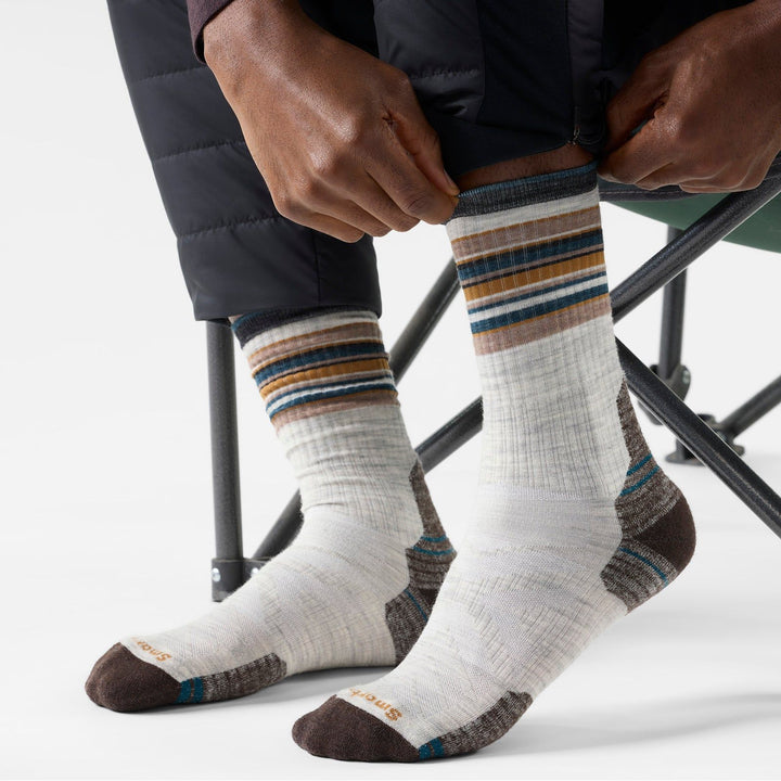 Smartwool Hike Targeted Cushion Striped Crew Socks