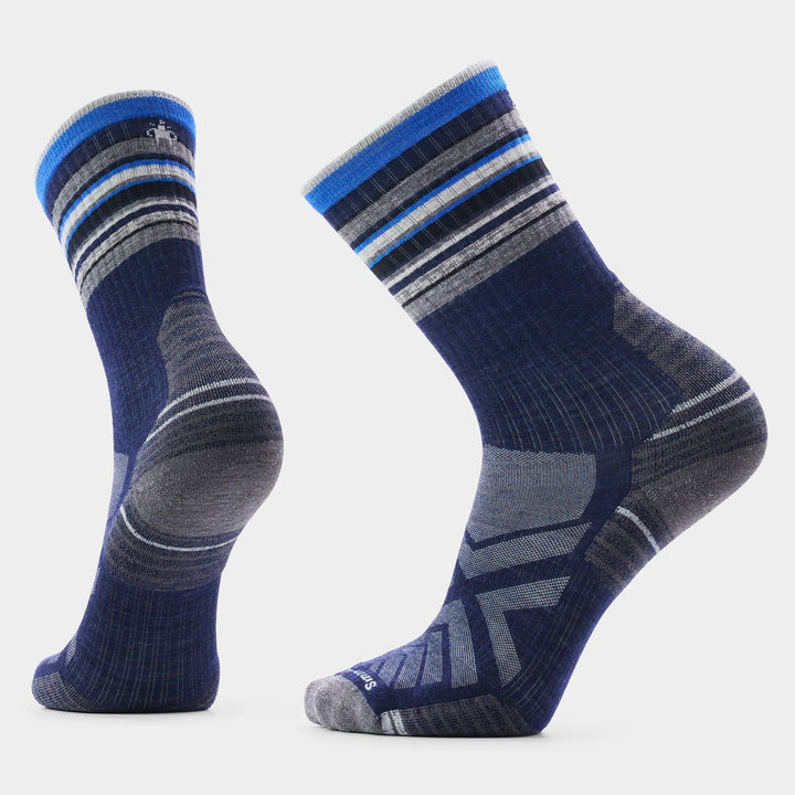 Smartwool Hike Targeted Cushion Striped Crew Socks