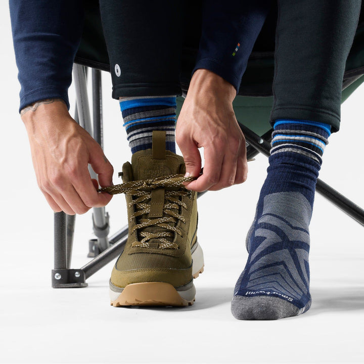 Smartwool Hike Targeted Cushion Striped Crew Socks