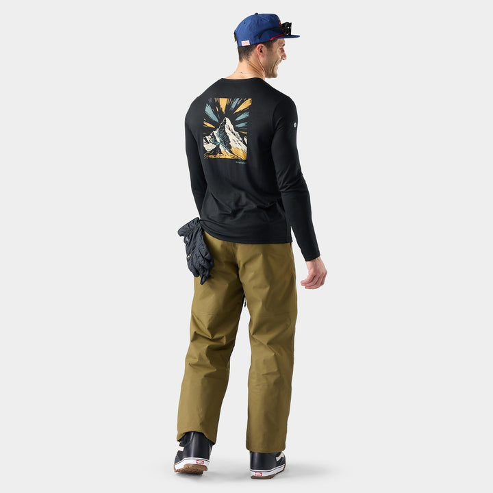 Smartwool Men's Summit Quest Active Long Sleeve Graphic Tee