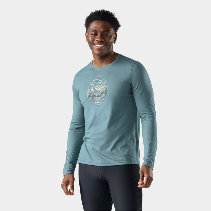 Smartwool Men's Wander Valley Active Long Sleeve Graphic Tee