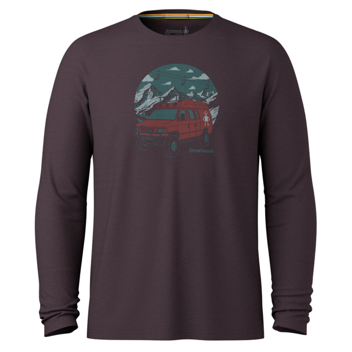 Smartwool Men's First Chair Pursuit Active Long Sleeve Graphic Tee
