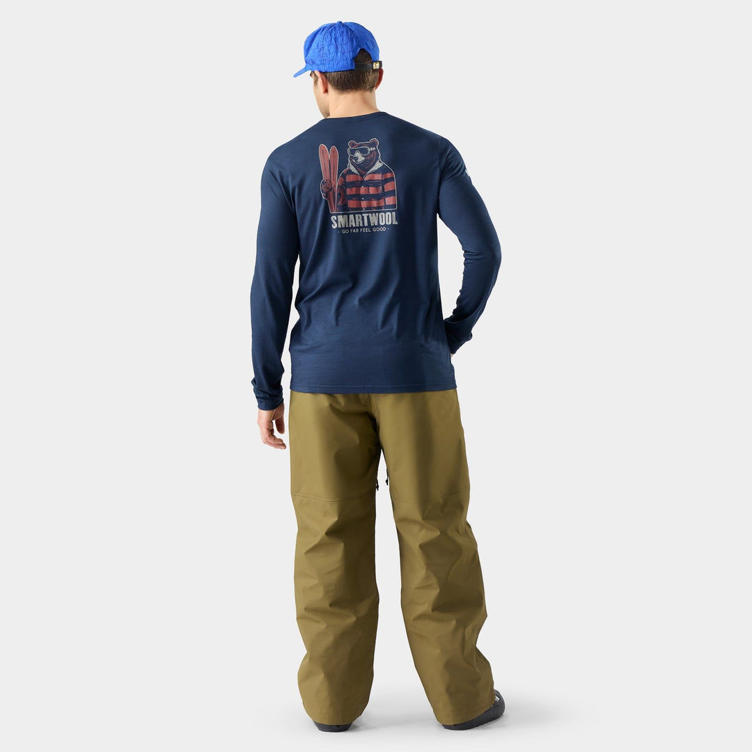Smartwool Men's Bearly Plaid Active Long Sleeve Graphic Tee